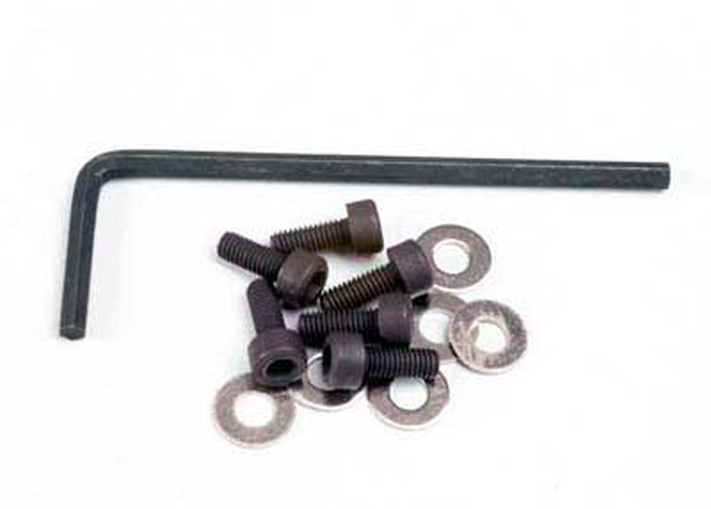 TRA1552 1552 Backplate Hex Motor Screw Set & Allen Wrench