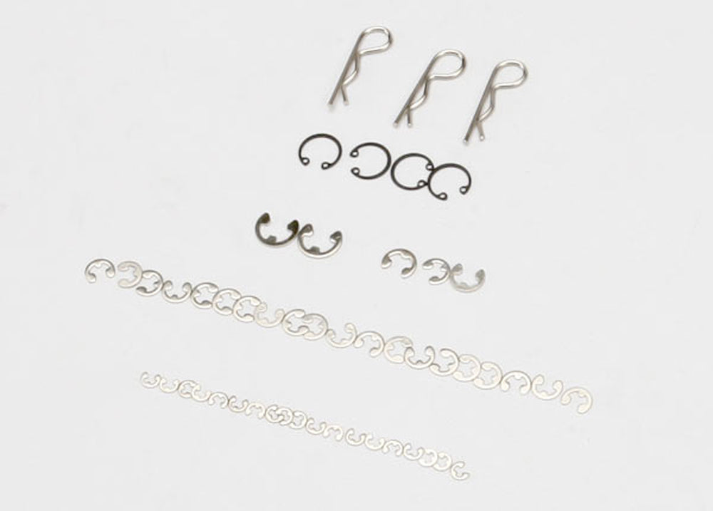 TRA1633 1633 E-Clips, C-Rings & Snap R Ring Set (50+)