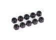TRA1748 1748 Nylon Locking Nuts (10), 4mm , Black