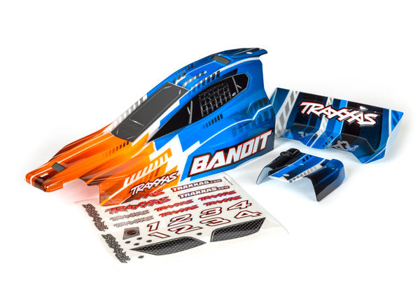 TRA2450T 2450T Bandit & Bandit VXL Body w/ Wing, Orange