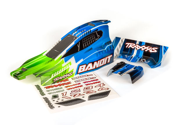 TRA2450X 2450X Bandit & Bandit VXL Body w/ Wing, Green