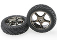 TRA2479A 2479A Anaconda Tires Tracer 2.2" Wheels Blk Chrome Front