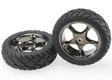 TRA2479A 2479A Anaconda Tires Tracer 2.2" Wheels Blk Chrome Front