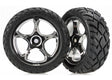 TRA2479R 2479R Anaconda Tires & 2.2" Wheels, Chrome, Front