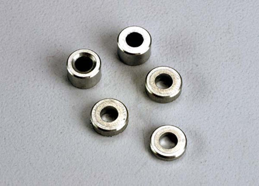 TRA2539 2539 Aluminum Spacers, 3x6x1.5mm (2), 3x6x2.5mm (1), 3x6x3.8mm (2)