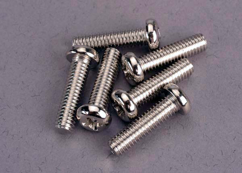 TRA2573 2573 Roundhead Phillip Screws, 4X15mm