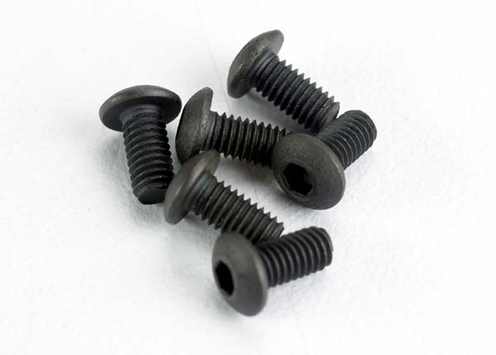 TRA2575 2575 Button Head Machine Screws, 3x6mm