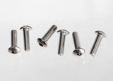 TRA2577X 2577X 3x10mm Buttonhead Machine Hex Screws, Stainless (6)