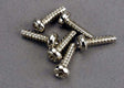 TRA2675 2675 3x10mm Roundhead Self Tapping Screws (6)