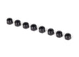TRA2745X 2745X 3mm Nylon Locking Nuts, Black (8)