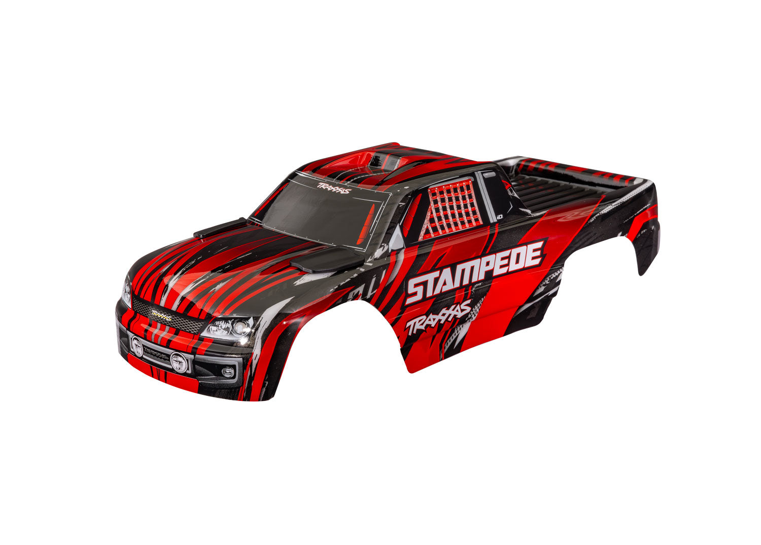 TRA3620A-RED 3620A-RED Stampede Clipless Body, Red