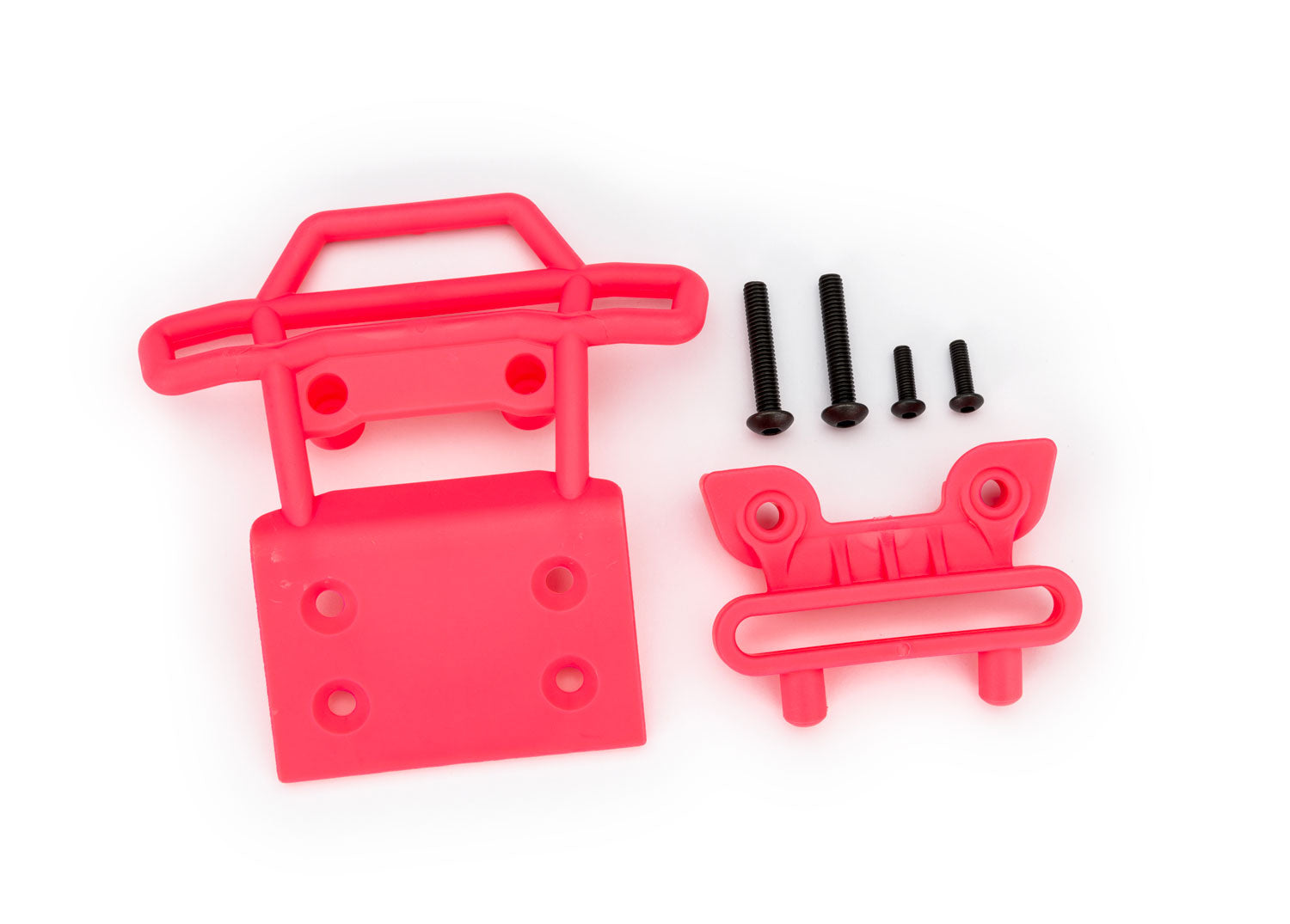 TRA3621-PINK 3621-PINK Front Bumper w/ Mount & Screws, Pink