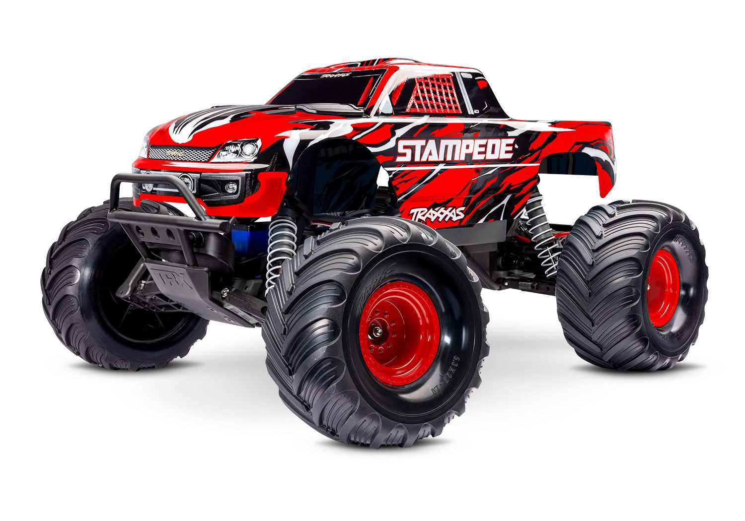 TRA36254-8-REDX 36254-8-REDX Stampede XL-5 1/10 2WD Monster Truck RTR Combo, Red