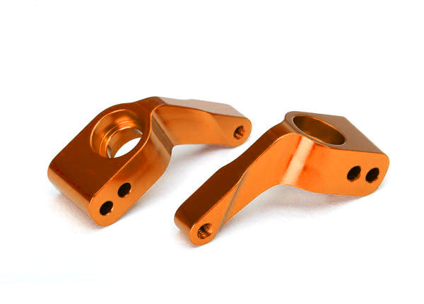 TRA3652T 3652T Aluminum Stub Axle Carriers w/ Bearings, Orange