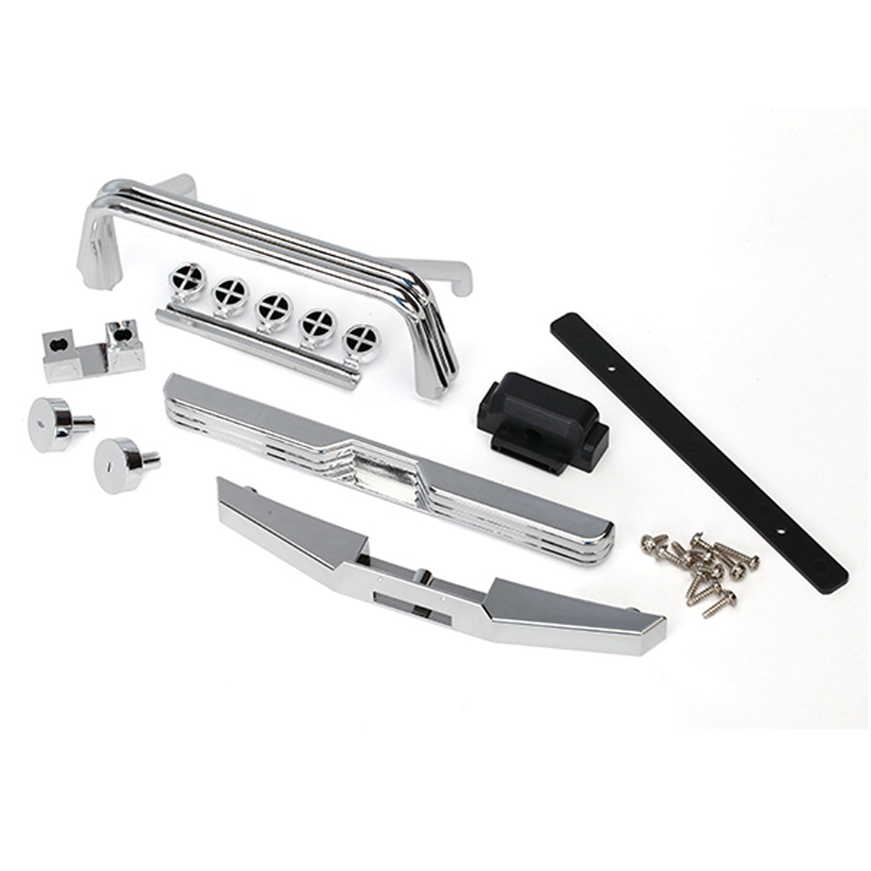 TRA3662 3662 Bigfoot No. 1 Winch, Bumpers, Roll & Light Bar