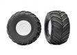 TRA3663-WHT 3663-WHT Bigfoot 4X4 Brushless Pre-GLued Tires, F/R (2)
