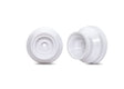 TRA3664-WHT 3664-WHT Bigfoot 4X4 Brushless 2.0/3.0 Dual Profile Wheels, White (2)