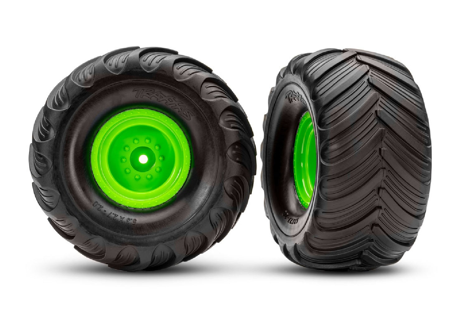 TRA3665-GRN 3665-GRN Terra Groove DP Tires & Green Wheels