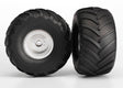TRA3665 3665 Terra Groove DP Tires & Satin Chrome Wheels