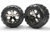 TRA3668A 3668A Talon Tires, All-Star Black Chrome Wheels, Rear