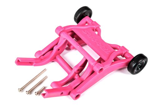 TRA3678-PINK 3678P Assembled Wheelie Bar & Screws, Pink