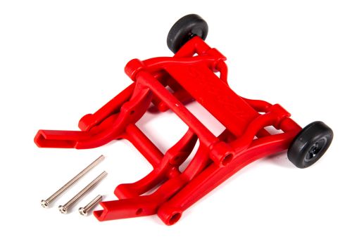 TRA3678-RED 3678R Assembled Wheelie Bar & Screws, Red