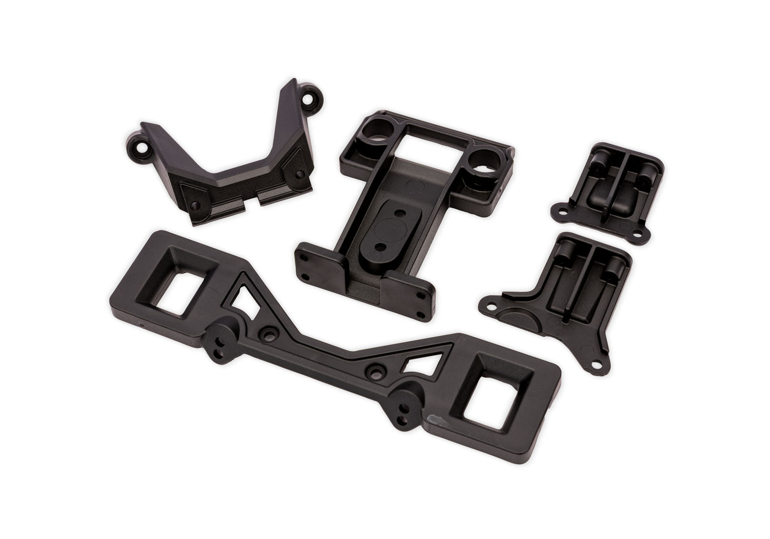 TRA3731X-BLK 3731X-BLK Rustler 2WD Front & Rear Clipless Body Latches