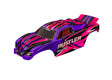 TRA3734-PINK 3734-PINK Rustler Pre-Assembled Clipless Body, Pink