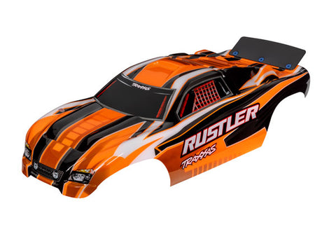 Traxxas 3750T Rustler & Rustler VXL Body, Orange