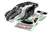 TRA3753X 3753X Rustler Body, Prographix w/ Decals, Clear
