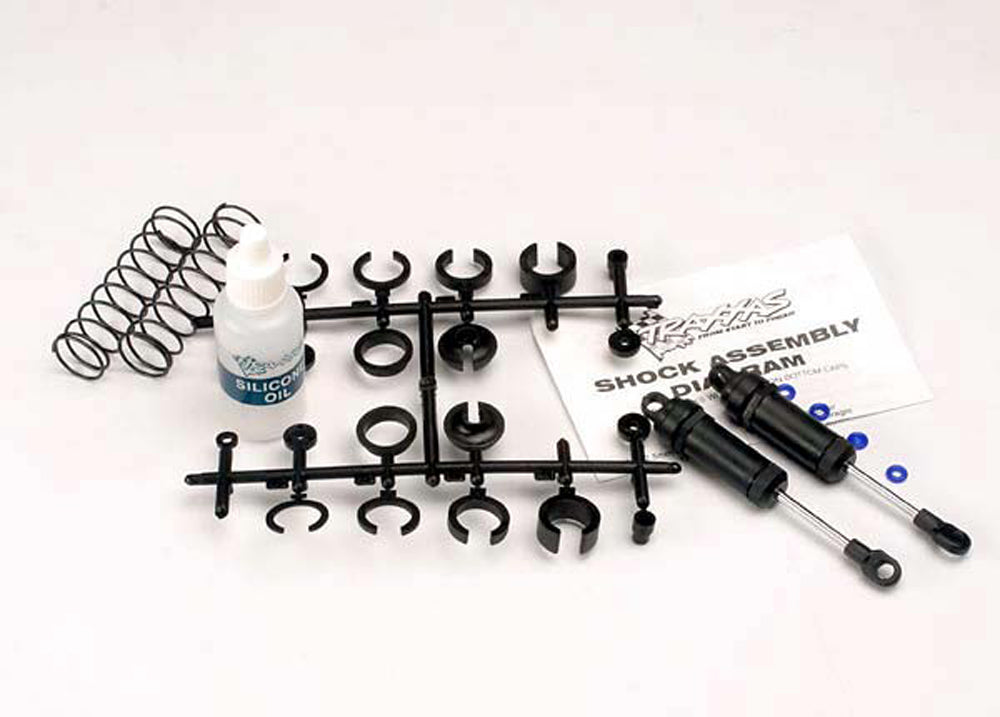 TRA3760 3760 Front Ultra Shocks, Long  & Springs, Black