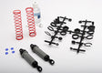 TRA3762A 3762A Rear XX-Long Shocks, Unassembled, Grey & Red Springs