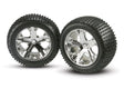 TRA3770 3770 Alias Tires, All-Star Wheels, 2.8", Chrome, Rear