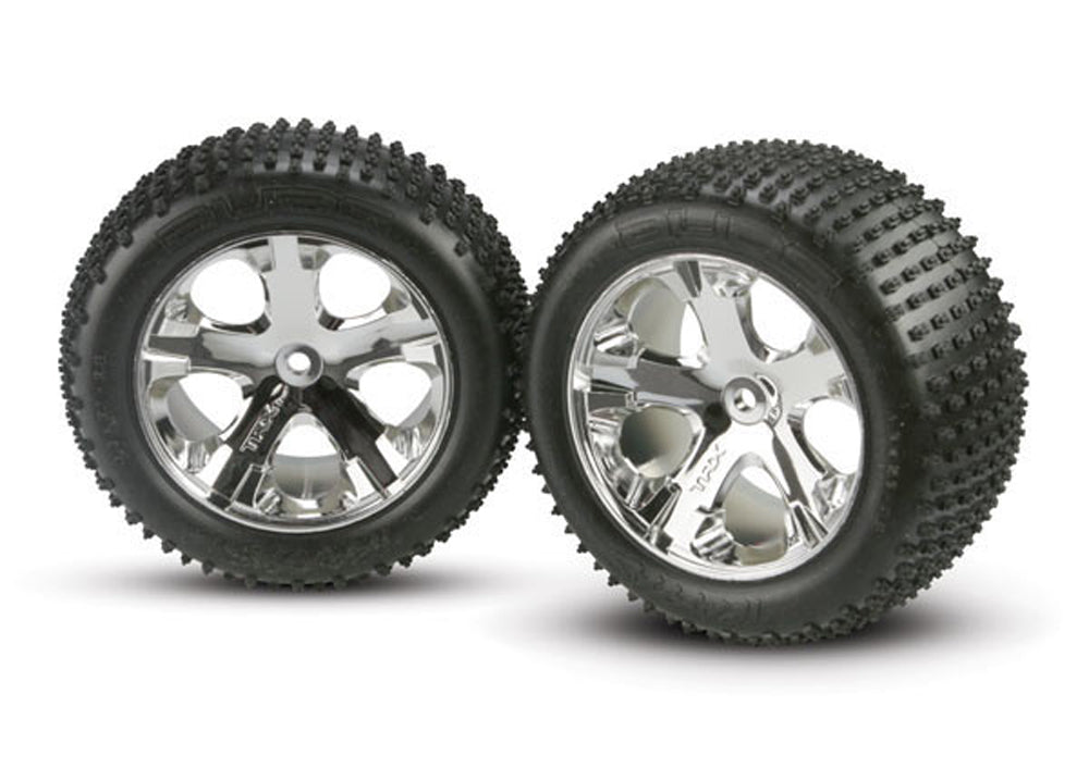 TRA3770 3770 Alias Tires, All-Star Wheels, 2.8", Chrome, Rear