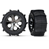 TRA3776 3776 Paddle Tires, 2.8" All-Star Wheels, Chrome, 2WD Rear