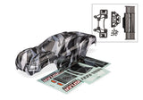 TRA3780X 3780X Rustler 2WD Clipless Body, Clear w/ ProGraphix