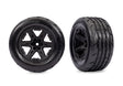 TRA3796-BLK 3796-BLK RXT 2.8" Wheels & Tires, Black (2)