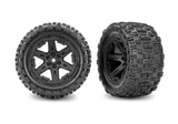 TRA3797-BLK 3797-BLK RXT 2.8" Wheels & Sledgehammer ST Tires, Black (2)