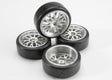 TRA4873 4873 Protrax On-Road Slick Tires, 2.0 Wheels, Satin Finish