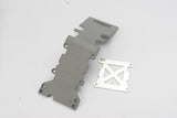 TRA4938A 4938A Rear Skid Plate, Plastic, Grey & SS Plate