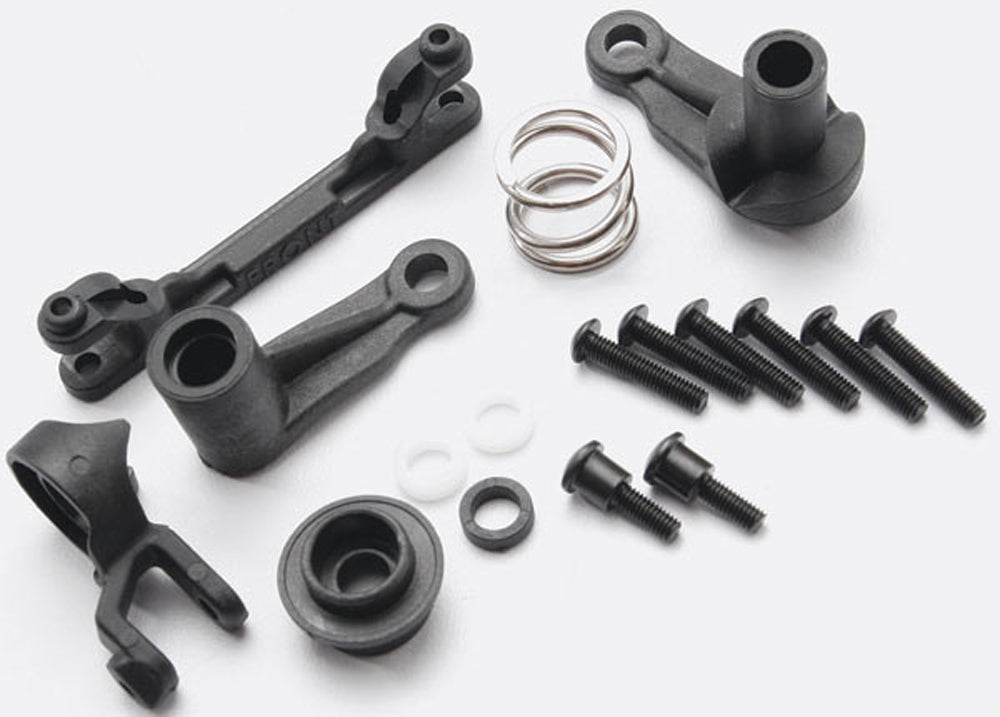 TRA4945 4945 Steering Bellcranks, Servo Saver, Spring & Retainer