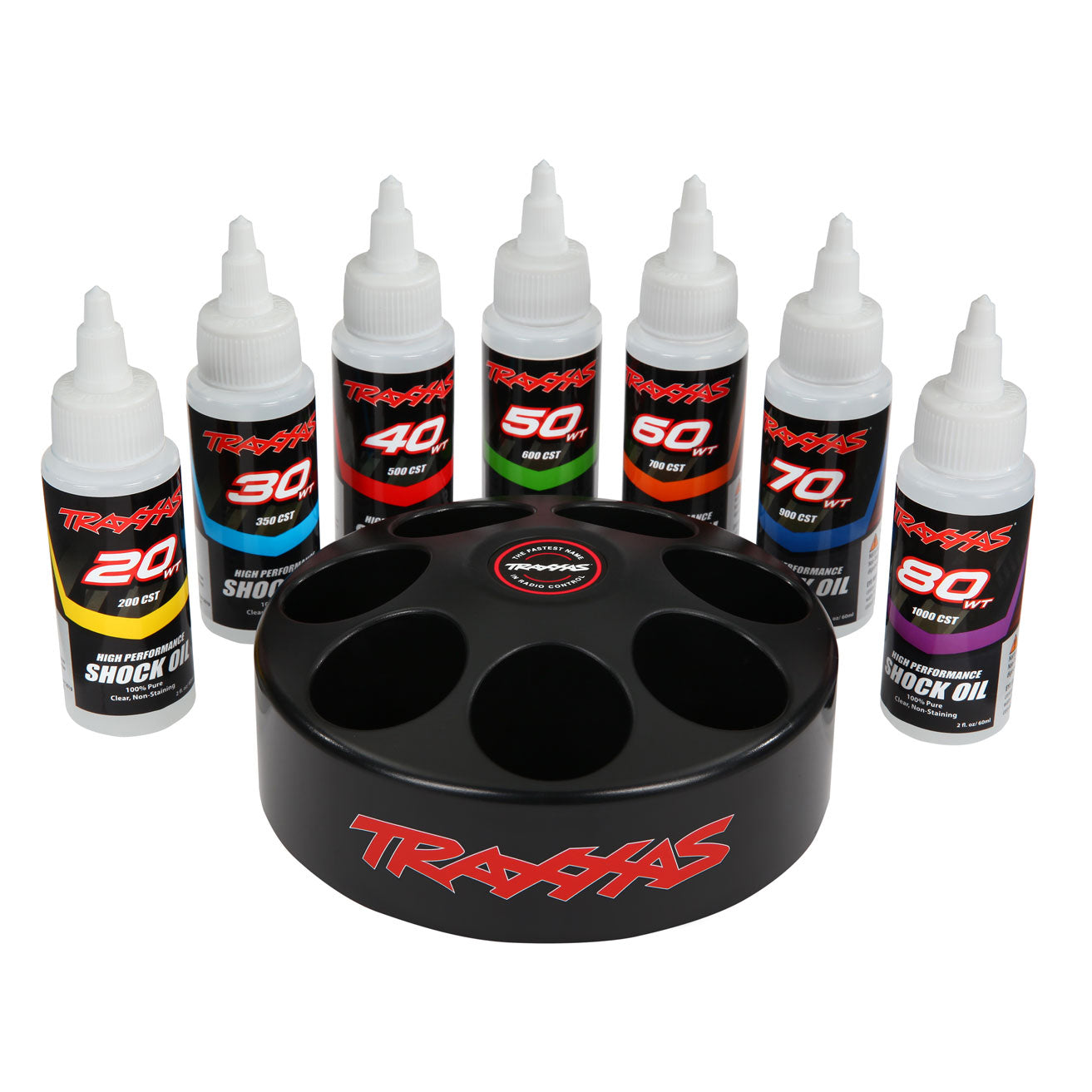 TRA5038X 5038X Shock Oil Set & Spinning Carousel Rack