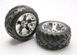 TRA5576R 5576R Anaconda Tires, All-Star Chrome Wheels, Nitro/Elec