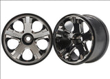 TRA5577A 5577A All-Star 2.8" Wheels, Black Chrome, Nitro Front
