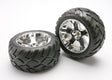 TRA5577R 5577R Anaconda Tires, All-Star 2.8" Wheels, Chrome, Nitro