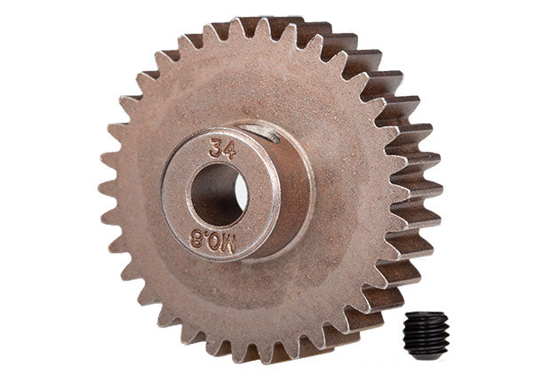 TRA5639 5639 Steel Pinion Gear, 0.8 Metric Pitch, 34T