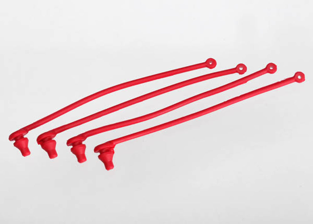 TRA5752 5752 Body Clip Retainers, Red
