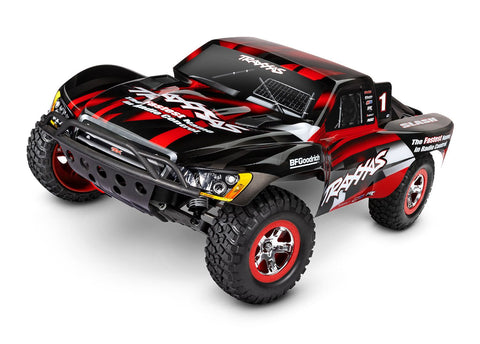 Traxxas 58034-8-RED Slash 1/10 2WD Short Course Truck w/ USB-C, Red