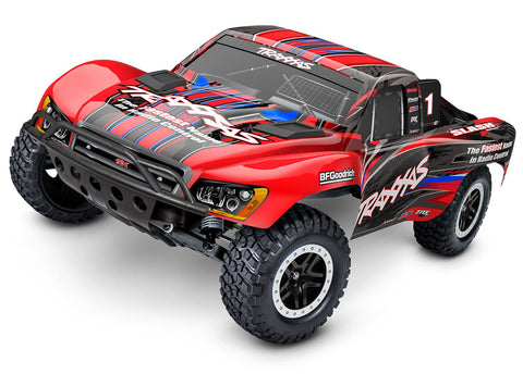 Traxxas 58134-4-RED Slash Brushless 1/10 2WD Short Course Truck, Red