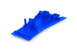 TRA5831-BLUE 5831-BLUE Slash 2WD Low-CG Lower Chassis, Blue